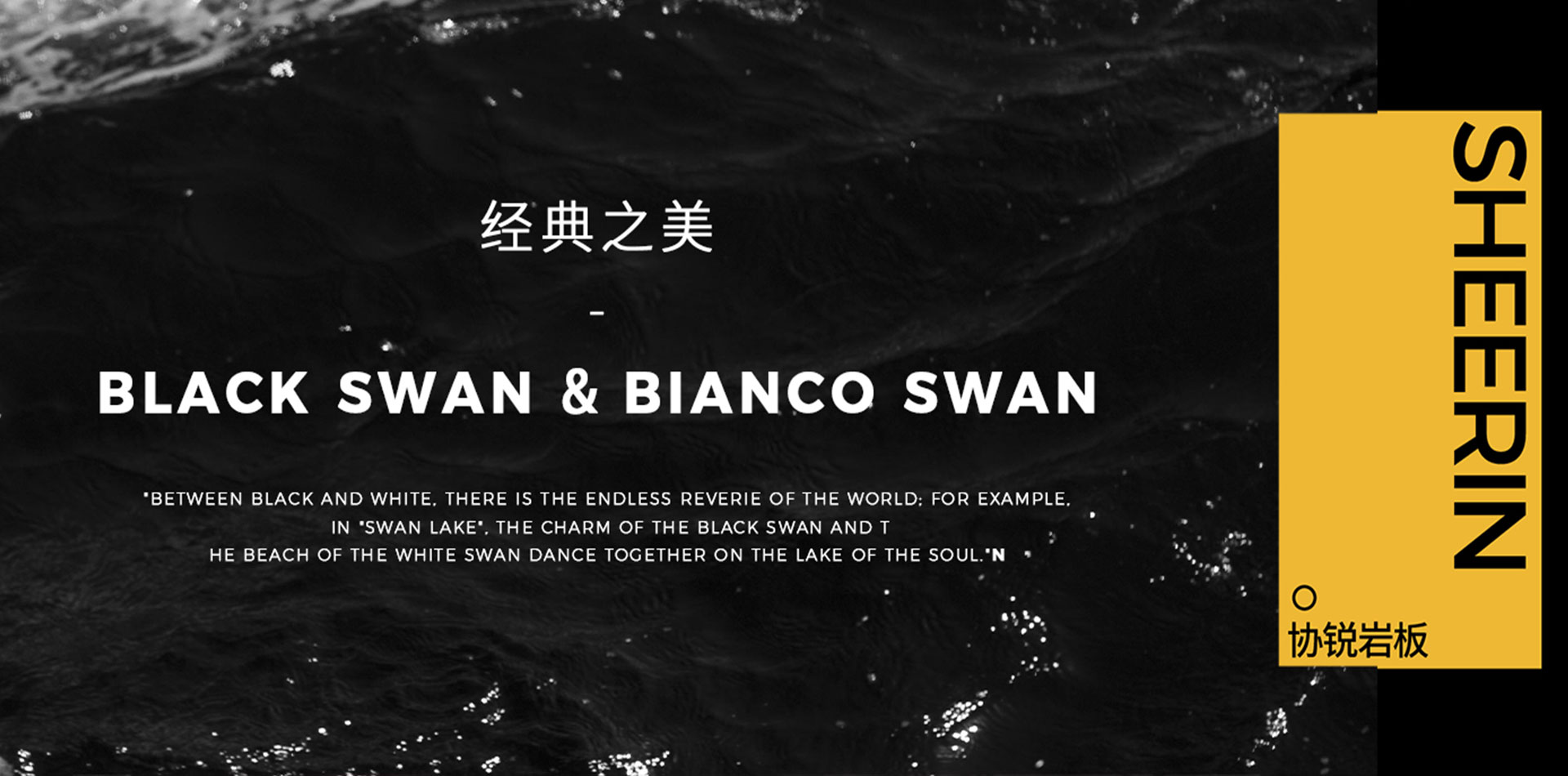 一黑一白，双生灵魂，各自绽放，又相互辉映